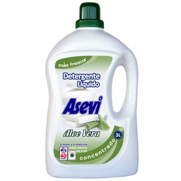 Detergente  aloe vera Asevi 40 lavado