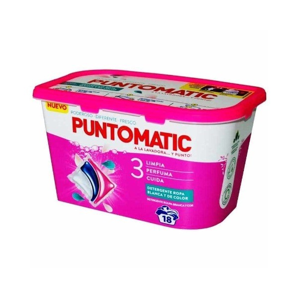 PuntoMatic detergente 18 cápsulas