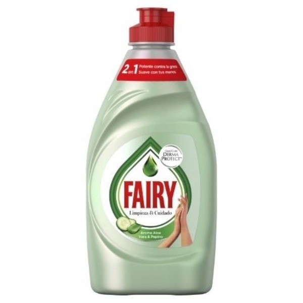 Fairy Aloe Vera & Pepino: limpieza eficaz y frescura natural 340 ml