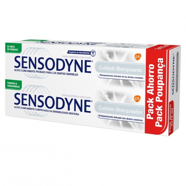 Sensodyne Cuidado Blanqueante 2x75 ml Promo