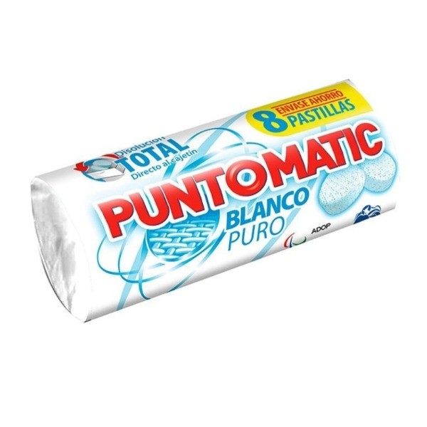 Punto Matić detergente Blanco Puro 8 pastillas