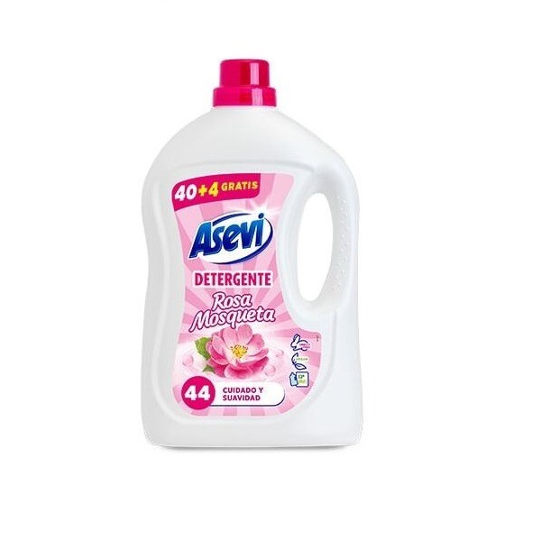 Detergente rosa mosqueta Asevi 40 coladas